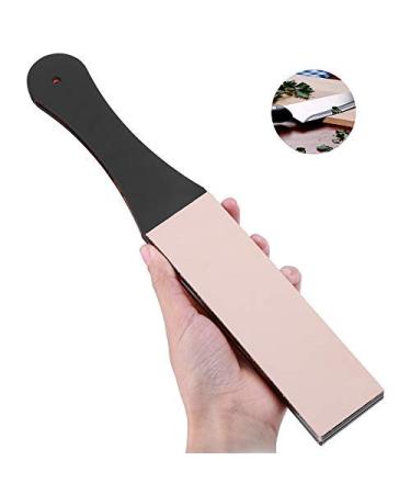 Brrnoo Double Size Grinding Stones - PU Leather Razor Belt for Sharpening | Men's Barber Shaving Tools - Buy Online on GoSupps.com