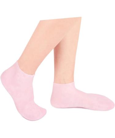 Beavorty 2 Pairs Exfoliating Moisturizing Socks Foot Moisturizing Socks Dress Shoes for Women Heels Socks for Girls Non Socks Foot Care for Women Toe Spa Masks Moisturizing Repairing Socks - Buy Online on GoSupps.com