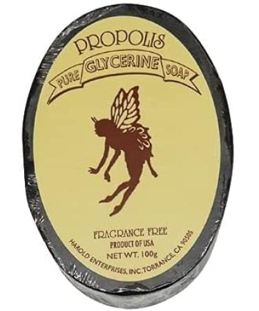 Pure Brazilian Propolis Soap bar Pure Glycerin Soap Acne skin Anti-bacterial Anti-inflammation Soften and Refresh skin For all skin types (1 unit)