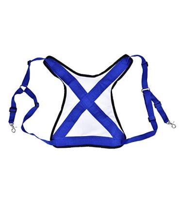 Fishing Shoulder Back Harness, Practical Ultralight Fishing Vest Belt Adjustable Shoulder Harness Tackle Equipment with PVC Material, 18.5 x 15.7in