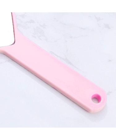 TBWHL Heart-Shaped Handheld Mirror - Portable Cosmetic Mirror with Handle in Pink - Buy Online on GoSupps.com