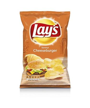 Lay'S - Chips Cheesburger 120G - Lot De 5 - Livraison Rapide En France - Prix Par Lot