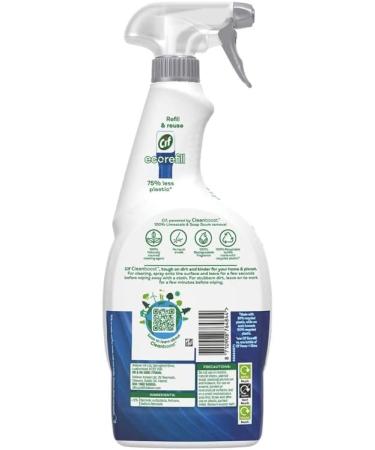 Cif Cleanboost Power + Shine Bathroom Cleaner Spray 700ml Removes Limescale & Soap Scum with Naturally Derived Cleaning Agent & No Harsh Smells Case of 6 pieces + Gift for You: Organza Small Bag - Buy Online on GoSupps.com
