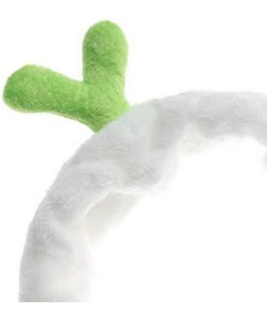 Makeup Headband Elastic Sprout Head Wraps Face Washing Hair Bands White shower head wraps - Buy Online on GoSupps.com
