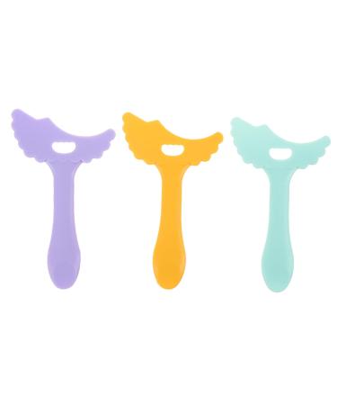 FRCOLOR 3 Pcs Tool Eyeshadow Eyeliner Stencils for Eyes Silicone Makeup Stencil Template Make up Applicator