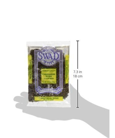 Swad Premium Quality Decorticated Cardamom Seeds (Elaichi Dana) 100g/3.5oz - Buy Online on GoSupps.com