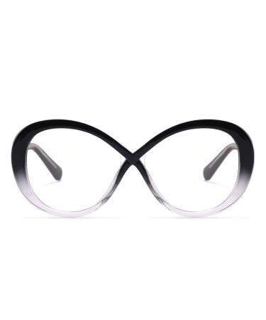 AOOLIA Glasses Reading Glasses Matt Frame Spring Hinges Men Women Unisex Reading Glasses Black 3.5 x