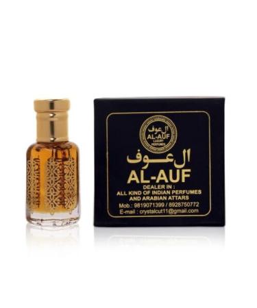 Amber Oud Oud Perfume Oil 12ML Roll On Bottle Attar Long Lasting Alcohol Free Atar Rich Traditional Indian Itr Perfume Oil 0.406 FL Oz Unisex Frangrance BY AL-AUF.