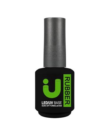 Self-Leveling Gel Polish 15ml Semipermanent Nail Polish Reinforcement Gellac Manicure Rubber Base uv led Varnish No-Wipe Top Lak - (Color: Rubber Base)