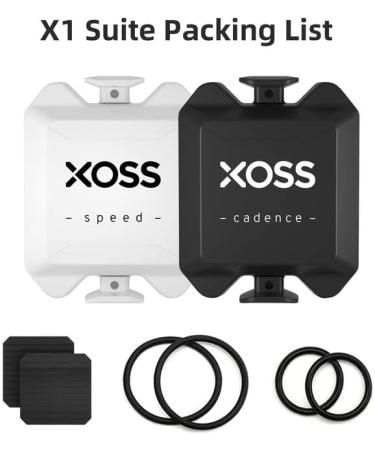 XOSS X1 Suite Speed/Cadence Sensor for Cycling - ANT+/Bluetooth 4.0 Wireless RPM Speedometer, Cadence Sensor for Road/Spinning/Stationary Bike - Compatible with Wahoo, Garmin, Zwift, Strava - Buy Online on GoSupps.com