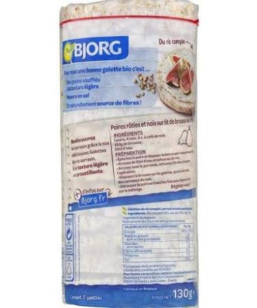 BJORG - Organic Salt-Free Buckwheat Cakes Gluten-Free 130G - Pack of 4  - Buy Online on GoSupps.com