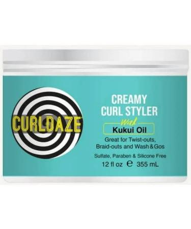 CurlDaze Creamy Curl Styler with Kukui Oil 12 oz - Buy Online on GoSupps.com