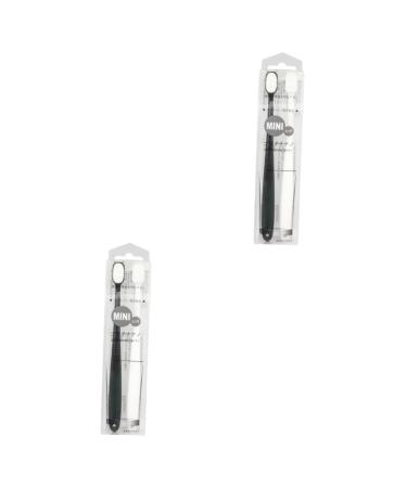 ULTECHNOVO 4pcs Ultrafine soft toothbrush small head dental floss captivity travel