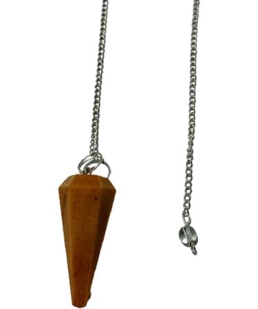 Yellow Calcite Crystal Pendulum Dowsing Dowser Healing Crystals Orgonite Point Scrying Gemstone - Buy Online on GoSupps.com