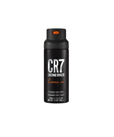 CR7 Game On Cristiano Ronaldo - Classic Body Spray Scent for Men - With Papaya Ice Cedar and Cashmere Wood - From Cristiano Ronaldo's Original Men's Fragrance Collection - 5.1 oz
