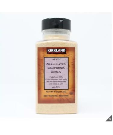 Kirkland Signature Granulated California Garlic | Great for Recipes | Seasoning | 510g