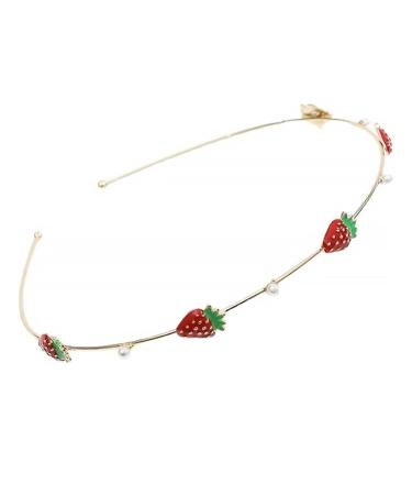 Generic Strawberry Headband Headpiece Hair Accessories Beauty Headbands Hair Hoop For Women Girls