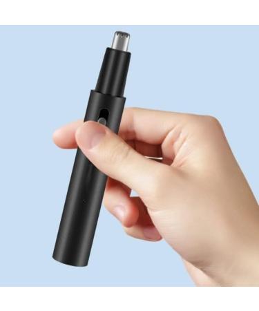 USB Rechargeable Nose Hair Trimmer - 360 Electric Facial & Eyebrow Hair Remover for Men & Women - Perfect for Travel & Commuting - Buy Online on GoSupps.com