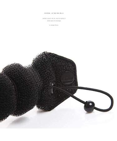 DNHCLL Black Magic Hair Styling Set - 2 Hot Hair Donut Bun Rings for Women & Girls - Buy Online on GoSupps.com