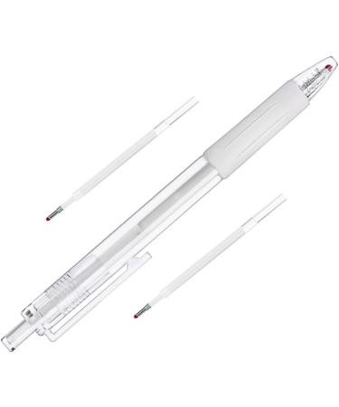 Didiseaon 2 Sets Auxiliary Eyebrow Pencil Embroidered Eyebrow Pen Microblading Pen Using Pen White Plastic 14.00X1.40X1.40CMx2pcs Whitex2pcs - Buy Online on GoSupps.com