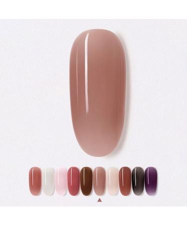 7.3ml Pink Gel Semi Permanent Top Coat Soak Off UV Gel Gel Nail Polish Transparent Jelly Gel Phototherapy Gel - (Color: 4)