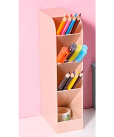 Four-Grid Desk Organizer Case Large Capacity Pencil Makeup Storage Stationery Box School and Office (Color : A Size : 20CM) (A 20CM) - Buy Online on GoSupps.com