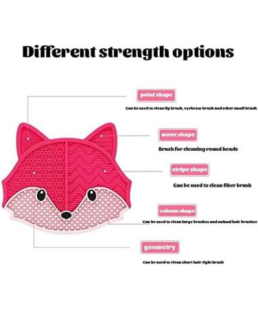 Yellow Fox Silicone Brush Cleaner | Makeup Brush Cleaning Pad - Buy Online on GoSupps.com