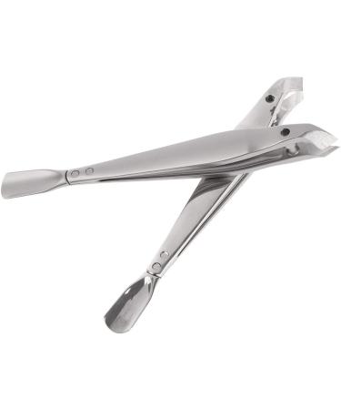 Stainless Steel Nail Scissor Stainless Steel Nail Cutter Manicure Tools Stainless Steel Dual-Purpose exfoliating Scissors A1 One Color - Buy Online on GoSupps.com