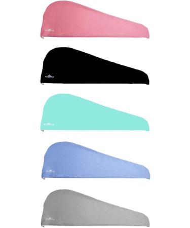 Curly Queen Pink Cotton Hair Towel - Extra Large Double Layer T-Shirt Material for Frizz-Free Hair - Ideal for All Hair Types - Buy Online on GoSupps.com