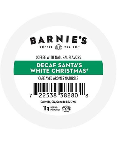 Barnie's Coffee DECAF Santa's White Christmas 24 ct - Buy Now for a Festive and Flavorful Brew! - Buy Online on GoSupps.com