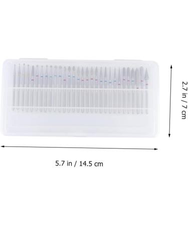 FOMIYES 1 Box Grinding Head for Nail Acrylic Nail File Drill Bit Nail Drill Manicure Filer Cylinder Head Manicure Tools Diamond Nail Drill Bits Manicure Head Polisher To Rotate Glitch - Buy Online on GoSupps.com