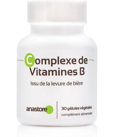 Vitamin B Complex x 200 mg / 30 Capsules * Vitamins B1 B2 B3 B5 B6 B8 B9 and B12 from Brewer's Yeast - Buy Online on GoSupps.com