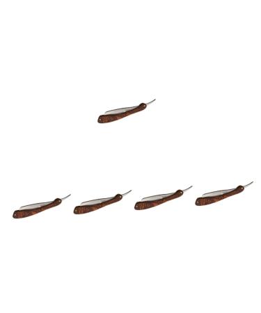 Minkissy 5st hairdresser razor for men razor hairdresser blade beard razor blades foldable blades razor for daily use safety razor folding knife shave