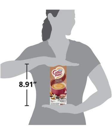 Coffee Mate Vanilla Caramel Liquid Coffee Creamer Singles Lactose-Free Creamer 50 count | Non-dairy Liquid Creamer in Convenient Single Servings | Pack of 2 - Buy Online on GoSupps.com