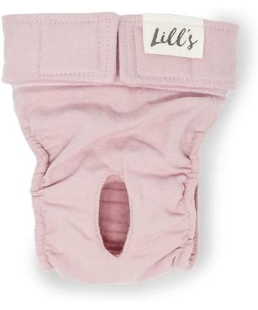 Shop Lills Fuse Pants for Bitches - Organic Cotton Washable Extra Absorbent Flexible Closure | XS to XXL - Pink Berry (33-45cm Waist) - Buy Online on GoSupps.com