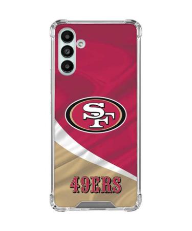 Skinit Clear Phone Case Compatible with Samsung Galaxy A13 5G - Officially Licensed NFL San Francisco 49ers Design