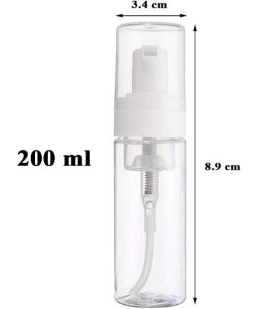 Beoncall 2Pcs Transparent Foam Pump Bottles - 200ml Travel Soap Dispenser Set - Buy Online on GoSupps.com