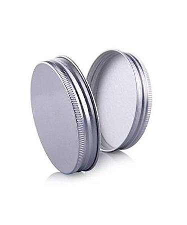 200ml PET Plastic Cosmetic Containers with Silver Aluminum Lids | 6 Pack Empty Jars for Creams Lotions Ointments & Makeup - Buy Online on GoSupps.com