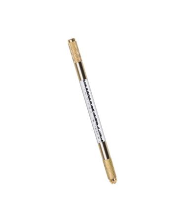 SKISUNO Microblading Eyebrow Pen Embroidery Pencil Eyebrow Pencil Rhinestones Micro Edge Eyebrow Needle Pen 1 count (Pack of 1) Black