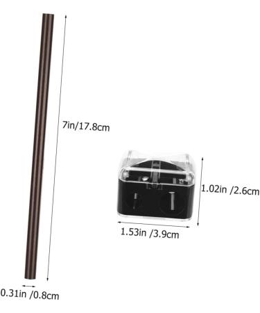 OHPHCALL 1 Set Eyebrow Pencil Eyebrow Pen Makeup Accessories Beauty Salon Pen Tattoos Pen Coffee Wood - Buy Online on GoSupps.com