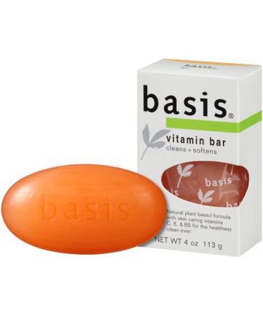 Buy Basis Vitamin Bar Soap - 4 Oz Pack of 5 | Fresh 20 Ounce | International Shipping Available - Buy Online on GoSupps.com
