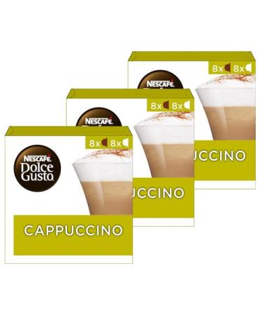 NESCAFE DOLCE GUSTO Nescaf Dolce Gusto Capsules Cappuccino - 48 Stuks (3 x 16 Capsules)