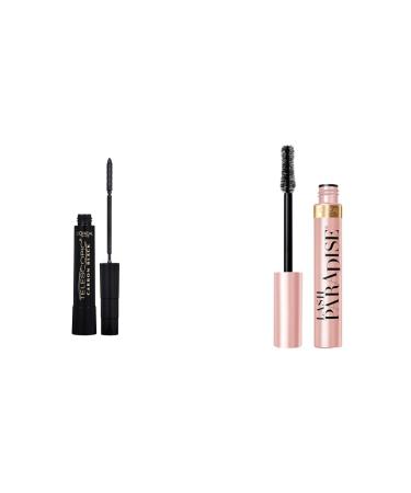 L'Or al Paris Telescopic Mascara | Voluminous Lash Paradise Mascara (Lengthening and Volumizing) Carbon Black Mascara + Paradise Mascara