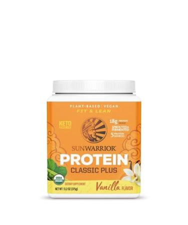 Tudor Sunwariorr Organic Vegan Plant Based Protein Powder | 5 Super Foods Quinoa Chia Seed Soy-Free Dairy Free Gluten Free Non-GMO | Vanilla 15 Servings |