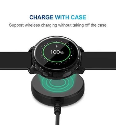 Tensea 2Pack Samsung Galaxy Watch Active 2 Screen Protector Case 44mm - Full Around Cover for Galaxy Watch Active2 44 - Black - Buy Online on GoSupps.com