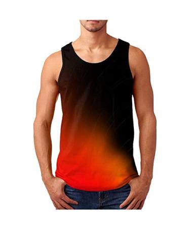 Shirts for Men,Mens Sleeveless Tank Tops Quick Dry Vest Shirts Classic Long Length Muscle Casual Basic Solid Tee Blouse Z7-black XX-Large