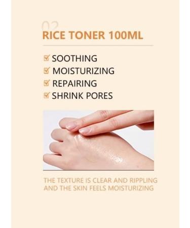 Set Coreano de arroz cuidado de la piel Self-Care Juego de 5 productos para el cuidado de la piel de la cara de arroz  - Buy Online on GoSupps.com