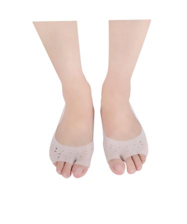 Healifty Breathable Thumb Protector Socks for Women - Toe Spacers Bunion Splint Straightener | White Boat Socks for Valgus Correction and Comfort - Medium Size - Buy Online on GoSupps.com