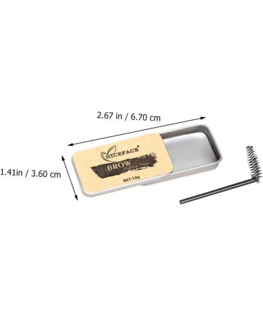 Mikinona Cosmetic Supplies 2 Sets Eyebrow Soap Eyebrow Cream Eyebrow Styling Soap Woman Brow Soap Supplies Colorless Miss - Buy Online on GoSupps.com