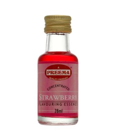 Preema | Strawberry Flavouring Essence 12X28ml | Prefect For Baking | Halal | Premium Quality